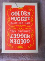 Vintage GOLDEN NUGGET *Rare* ORANGE Gambling Hall Playing Cards Deck NEAR MINT