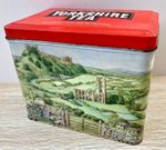 Yorkshire Tea Full Wraparound Dales Scenery Empty Storage Teabag Tin Caddy Gift