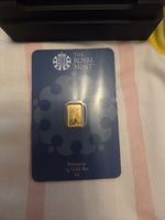 1g Gold Bar Royal Mint
