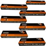 18g Brads Size 15mm, 20mm, 25mm, 32mm, 38mm, 45mm, 50mm( 7000 Brads Mixed Pack )