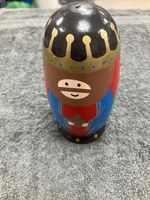 Vintage Nativity Set Russian Doll Style. This Has Some Age and Wear. Minor Marks