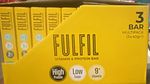 Fulfil High Protein Low Sugar Peanut Vitamin Protein Bars 3 Pack 3x40g