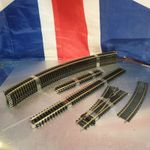 Hornby 00 Nickel Silver Mix Train Track (14 Pieces)