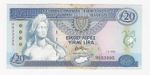 CYPRUS 20 POUNDS 1993 BANKNOTE GEM UNC p56b