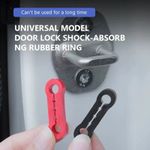 4PCS Car Door Lock Buffer Pads Silicone Shock Absorber Anti Noise Vibration