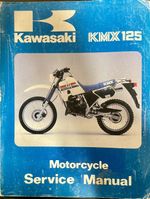 Kawasaki KMX125, 1986 Genuine Factory Service Workshop Manual