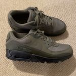 Nike Air Max 90 Olive Green Trainers Size UK 9 Reflective