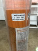Schluter Kerdi Waterproofing Membrane 108 SQ Ft - 3'3" x 33' KERDI200/10M - NEW