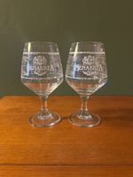 2x Menabrea Pint Glass Chalice, Perfect for Home bar or Mancave