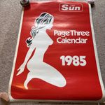 The Sun Page Three Calendar 1985 Vintage Linda Lussardi Samantha Fox