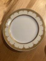 Antique Minton England Davis Collamore NY Gold Encrusted 9” Lunch Plates Set 5