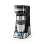 1 Cup Coffee Maker Digital Machine Double Wall Insulated Travel Mug with Timer