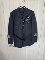 RAF MENS OFFICERS NO.1 DRESS UNIFORM GENUINE CHEST 108CM LONG GOODWOOD REVIVAL
