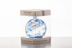 September Sapphire Birthstone Ball Sienna Glass 10cm Decorative Ornament Gift