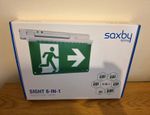 Saxby Lighting SIGHT 6-in-1 LED Emergency Exit Sign Light 108750