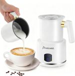 Panana Milk Frother, 4-in-1 430ml Electric Milk Steamer, Smart Touch Control,