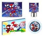 SPIDEY & AMAZING FRIENDS CEILING SHADE, TOUCH LAMP, WALL ART, CLOCK or BUNDLE