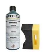 500ml Bumper Gel & Applicator Back to Black Dressing Car Van Plastic Rubber Trim