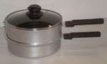 Double skillet oven pan camping cooking Campers Motorhomes Caravans Tents flats