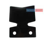 Small Towbar / Towing Bumper Protector Plate in Black For Tow Bar Trailer Hitch