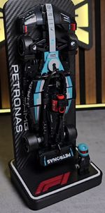 Lego F1 Display Stand for Speed Champions F1 Cars & Minifigure Holder 3D Printed