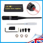 Red Laser Bore Sighter for .22 to .50 Caliber for Rifles Shot Tester
