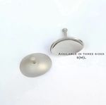 Corneal Eye Shield Electro Coated Laser Protector Stainless Steel Pair Medium