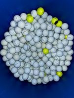 50 Titleist Grade B Pro V1 and X Golf Balls Bulk Lot Colours White & Yellow