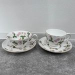 Wedgwood Wild Strawberry Cup & Saucer Set of 2