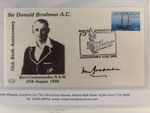 Sir Don Bradman 75th Birthday Anniversary: 1983: Signed First Day Cover
