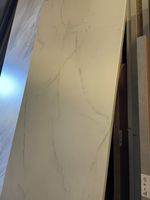 arctic marble effect kitchen worktop. 1500 X 600 X 38 Post Formed Edge
