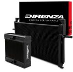 DIRENZA HIGH FLOW CHARGE COOLER KIT RADIATOR FOR MERCEDES A CLASS A45 AMG 13-18