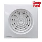 EnviroVent Silent 100 Ultra Quiet WC & Bathroom Extractor Fan With Timer SIL100T