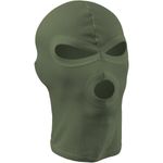 MFH 3-Hole Lightweight Balaclava Motorcycle Bike Ski Mask Army Style OD Green