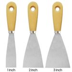 Paint Scraper Set 3pc Decorators Filling Knife Wallpaper Scrapers Decorating DIY