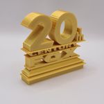20th Century Fox 3D Logo Model Display