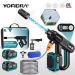 220BAR Brushless Spiral Jet Wash High Pressure Washer Gun Dual Battery - Pro UK