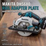 Makita DHS680 Rail Adapter Plate