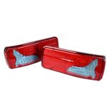 2X 12v Led Rear Tail Lights Lamps 6 Function Trailer Truck Recovery 120 Led