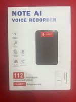 NOTE AI Voice Recorder With MagSafe Ring 112 Languages  and ChatGPT  support 