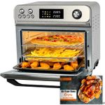 24L Air Fryer Oven With Rotisserie Digital Knob 1800W 10in1 airfryer
