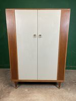 G Plan China White Double Wardrobe 1950s Retro Mid Century Rare.  