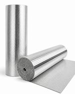 Foil Insulation Roll 1m x 10m Reflective Bubble Thermal Loft Roof Radiator Wrap