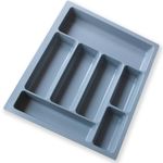 High Quality Plastic Cutlery Tray For Kitchen Drawers, To Suit 600mm Drawer