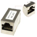 Cat6A SHIELDED FTP Inline Cable Joiner/Coupler for Joining Network Internet Lead