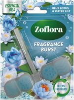 Zoflora Rim Blocks Blue Lotus & Water Lily, 1 x 48g, Continuous Freshness