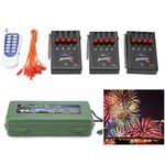 12-Cues Wireless Firework Firing System Remote Party Celebrate 3 Receivers UK