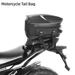 22L Motorcycle Tail Bag Waterproof Motorbike Rear Seat Luggage Pack Backpack New