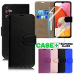 Case For Samsung A17/A16/A36/A56/A26 Leather Wallet Phone Cover&Screen Protector