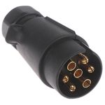 7 Pin Towing Electrics Plug Socket 12N Type Caravan Trailer Lights Connector 12V